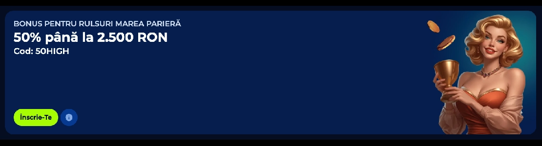 Billionaire Spin bonus pentru rulsuri